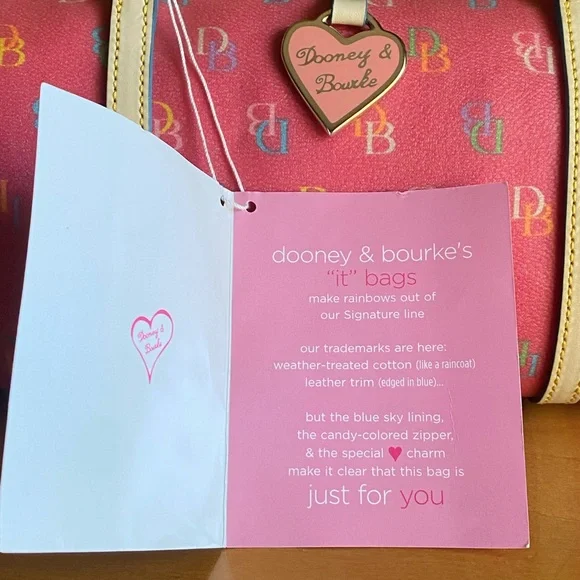 Dooney & Bourke Rare Rainbow Monogram Y2K It Girl Wallet - Picture 13 of 13